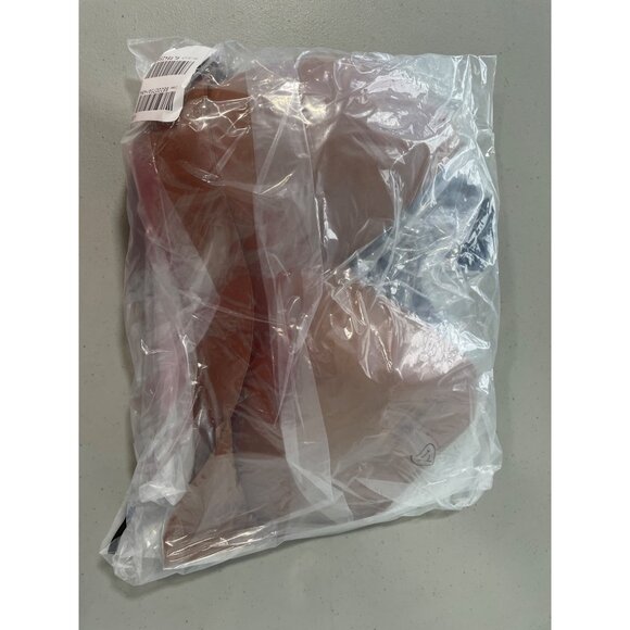 Rhonda Shear 2 Pack Molded Cup Bra with Wrap Back Size 1X Mahogany Navy 635.10 - Picture 4 of 9